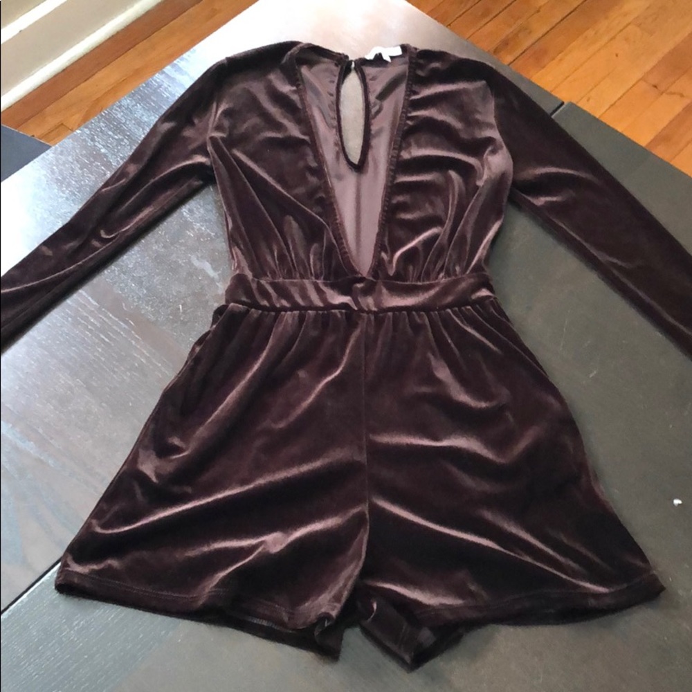 Velour romper